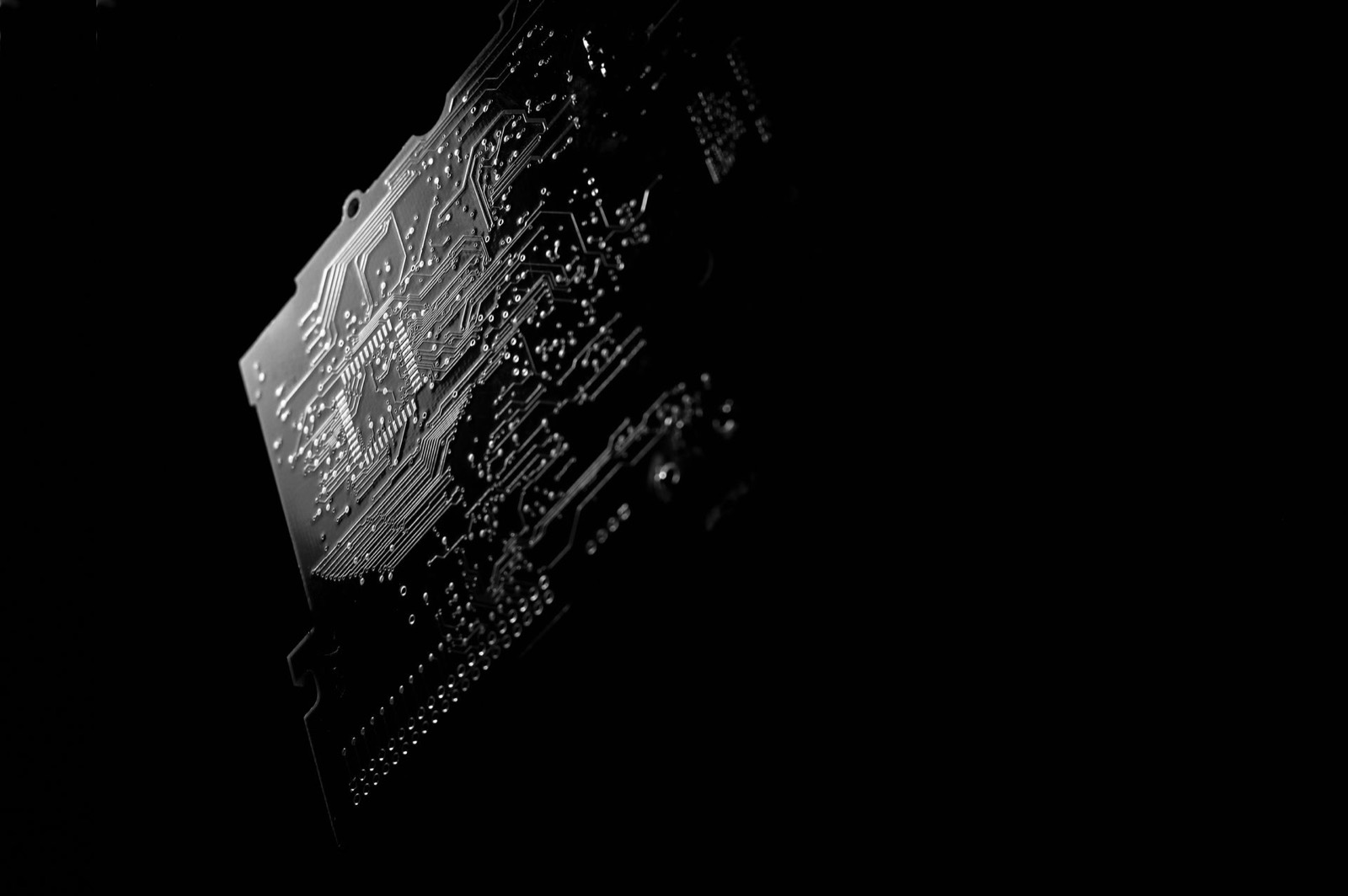 Circuit board in low light