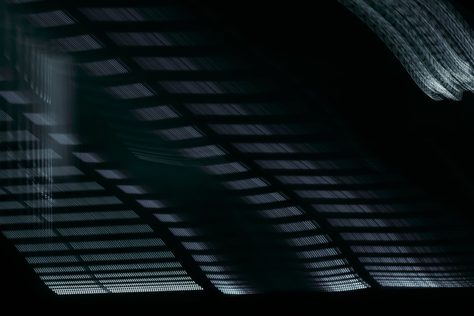 Abstract light lines on dark ground